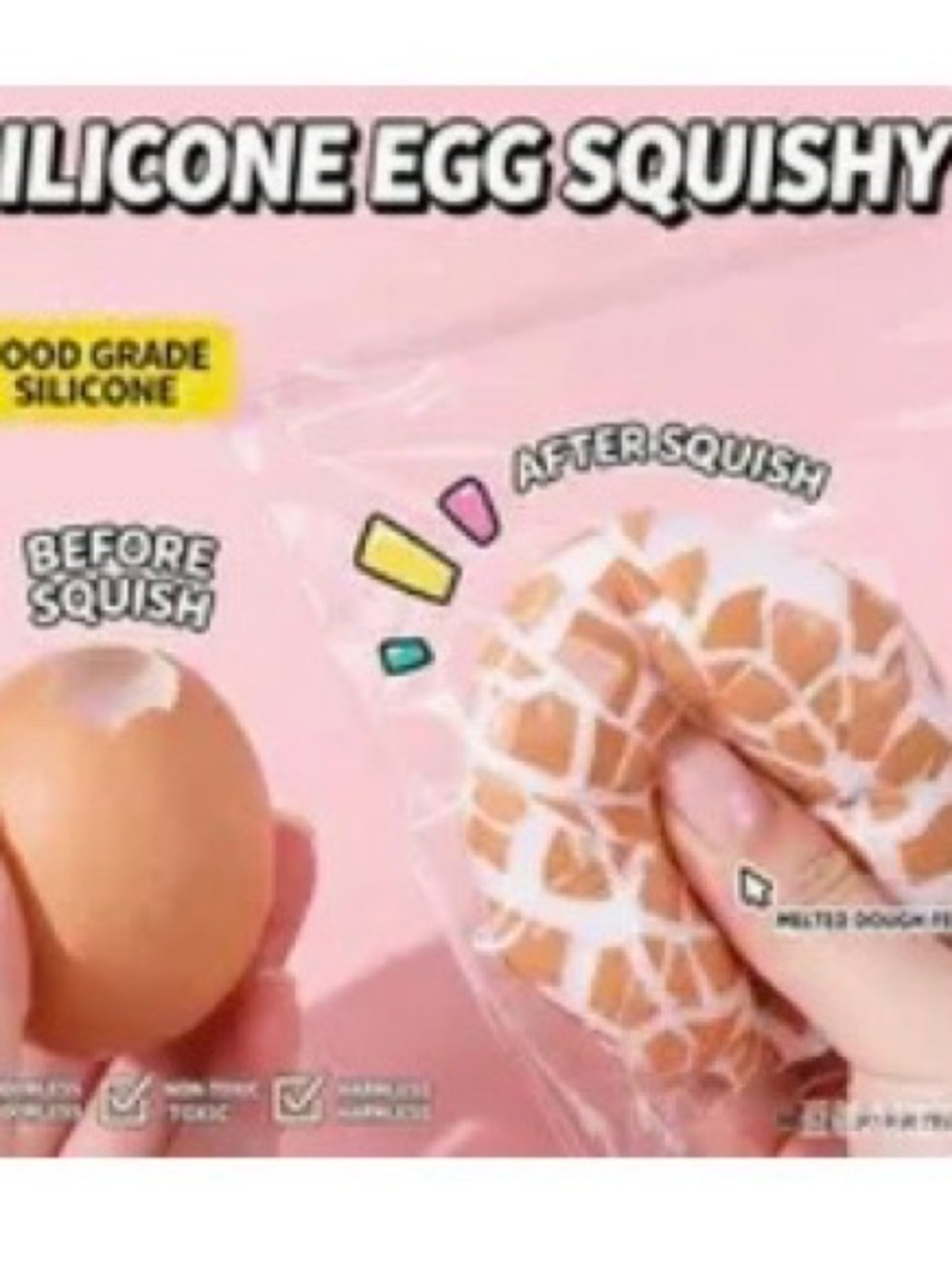 Silicone Egg Squishy